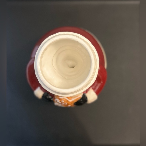 Vintage Beth Yarbrough Santa Claus with Gingerbread Man Christmas Cookie Jar - Picture 7 of 10
